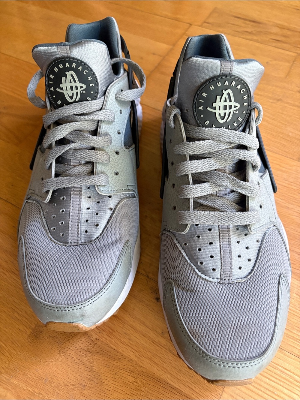 Nike Men’s Grey Air Huarache Lightweight Sneakers